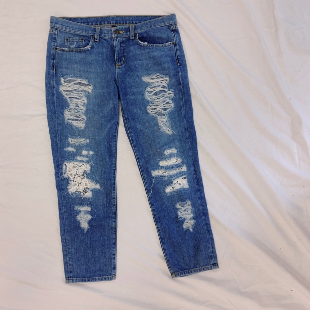 NWT Carmar Jeans w/ Lace Detail